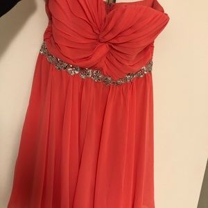Coral dress